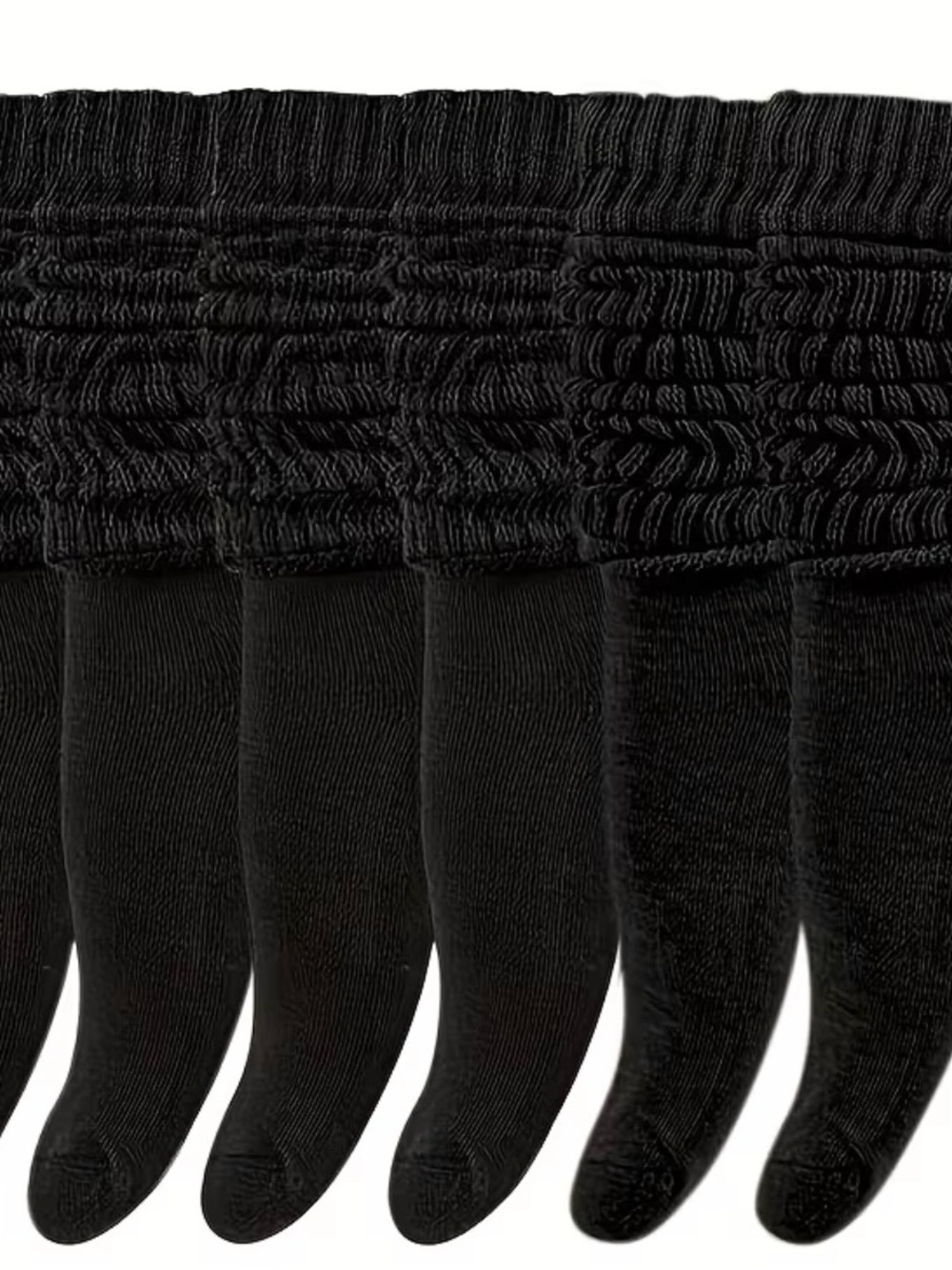Women's Black Crew Socks - Pack of Multiples